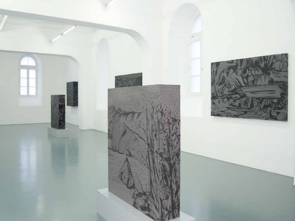Ausstellungsansicht �black boxes�, Galerie Luciano Fasciati Chur, 2012
